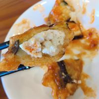 가지튀김 사이에 들어간 두부 (Tofu in the fried eggplant) at Gawon - 가원 in Seoul