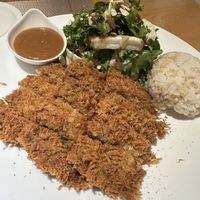 Bean protein cutlet #Veganuary at Vegenarang in Busan