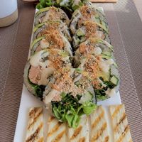 Avocado roll at Vegenarang in Busan