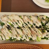 Avocado roll at Vegenarang in Busan