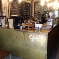 Inside cafe at Gelato Lab in Siem Reap