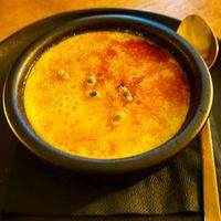 Passion Fruit Crème Brûlée   at Meatless District - Da Costabuurt in Amsterdam