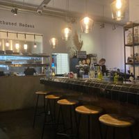 Bar and open kitchen at Meatless District - Da Costabuurt in Amsterdam
