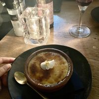 Crème brûlée fruit de la passion  at Meatless District - Da Costabuurt in Amsterdam
