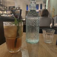 black tea sparkling lemonadee  at Meatless District - Da Costabuurt in Amsterdam