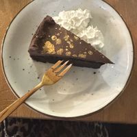 homemade Belgian chocolate cake   at Meatless District - Da Costabuurt in Amsterdam