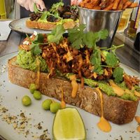 The spicy pulled jackfruit sandwich at Meatless District - Da Costabuurt in Amsterdam