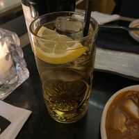 Soof lemonade with rose/cardamom flavour: a bit bland at Meatless District - Da Costabuurt in Amsterdam