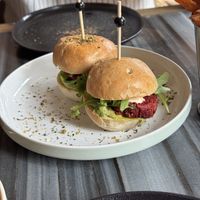 Beetroot burger  at Meatless District - Da Costabuurt in Amsterdam