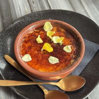 Chai flavoured Creme brûlée   at Meatless District - Da Costabuurt in Amsterdam