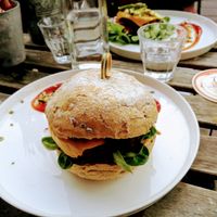 Classic burger and Naked burger without bun at Meatless District - Da Costabuurt in Amsterdam