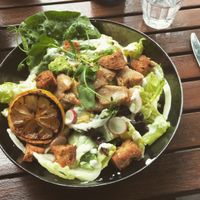 the caesar salad! at Meatless District - Da Costabuurt in Amsterdam
