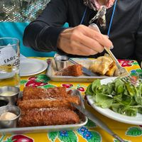 French toast… will walk back just for those!! at Sticky Fingers Diner in Washington