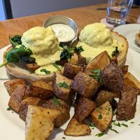 Benedict at Sticky Fingers Diner in Washington