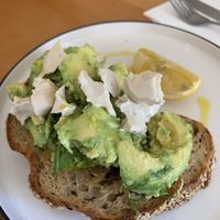 Abc toast with macadamia feta. Nice! at Grace in Fitzroy