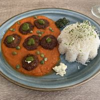 Chickpea kofta   at Sattva by Govinda in Aguas Calientes