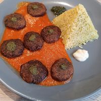 Kofta chickpea at Sattva by Govinda in Aguas Calientes