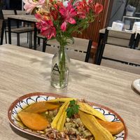 Ceviche at Sattva by Govinda in Aguas Calientes