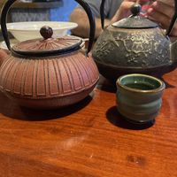 Oolong and earl grey tea  at Bayberry Vegan Cafe in Woburn