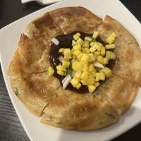 scallion pancake  at Bayberry Vegan Cafe in Woburn
