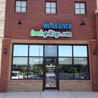 outside at Fresh Grill in Johns Creek