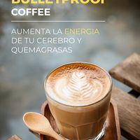 Vegan bulletproof coffee  at BeBo Cold Press in Barcelona