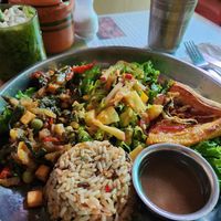 Hauptgang at Govinda's in Cucuta