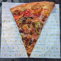 vegan meatball, mushroom, & green pepper at Atlas Pizza - Division St in Portland