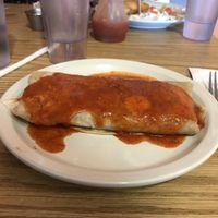 wet bean burrito  at Perlita's Authentic Mexican in Crescent City