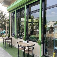 Outside seating only  at Bistraw Zdravo Zivo in Skopje