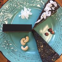 Raw cakes at Bistraw Zdravo Zivo in Skopje