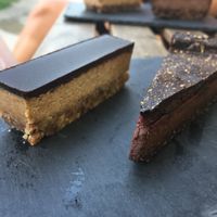 Delicious raw cakes at Bistraw Zdravo Zivo in Skopje