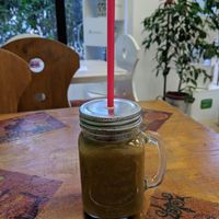 smoothie at Bistraw Zdravo Zivo in Skopje