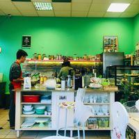 Inside at Bistraw Zdravo Zivo in Skopje