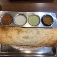 One of many vegan Dosa!  at Saravana Bhavan in Amsterdam