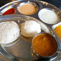 Idli.  at Saravana Bhavan in Amsterdam