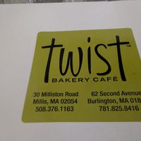 Got it from Millis at Twist Bakery Cafe in Millis