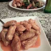 Orange Chicken good at Yuan Su Vegetarian in Portland