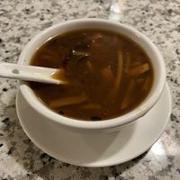 Hot and sour soup  at Yuan Su Vegetarian in Portland