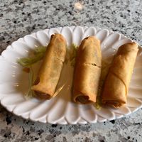 Spring Roll (AKA egg roll) at Yuan Su Vegetarian in Portland