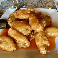 Orange Chickenn  at Yuan Su Vegetarian in Portland