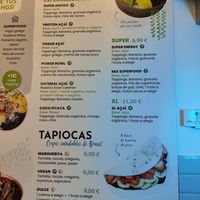 Carta at FitBar - Barceloneta in Barcelona