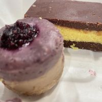 Nanaimo bar and cheesecake cup  at Healthy Rabbit in Brantford