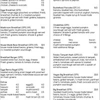 Menu at Kimnat Little Market & Cafe in Sunshine Coast