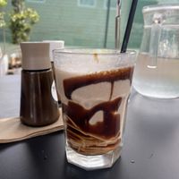 Choccy milkshake with soy sauce  at Kimnat Little Market & Cafe in Sunshine Coast