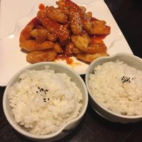 Fried lotus root with rice. at Xian Zhuo Chan Yu in Xian