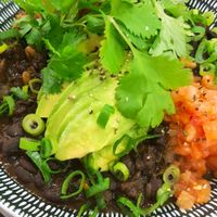 Black bean burrito at Cheeky Yam in Cairns