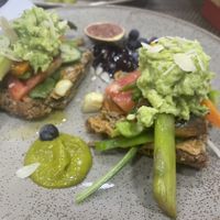 Vegan Sandwich (packed with ALL the nice veggies 💚)  at Happy Belly / Eat Smart in Tirana