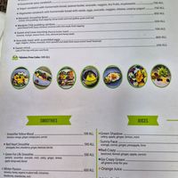 Menu at Happy Belly / Eat Smart in Tirana