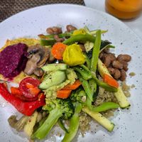 Dish of the day at Happy Belly / Eat Smart in Tirana